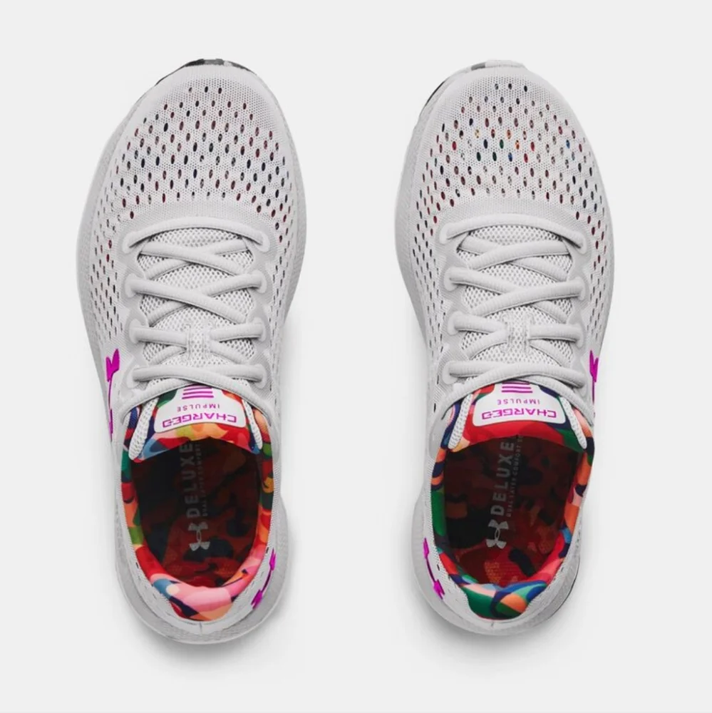 Under Armour Charged Impulse Gray Tennis Shoes 9 - Picture 13 of 16